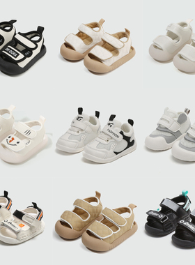 DR.DORA朵拉博士夏季清仓捡漏宝宝凉鞋子软底包头透气学步