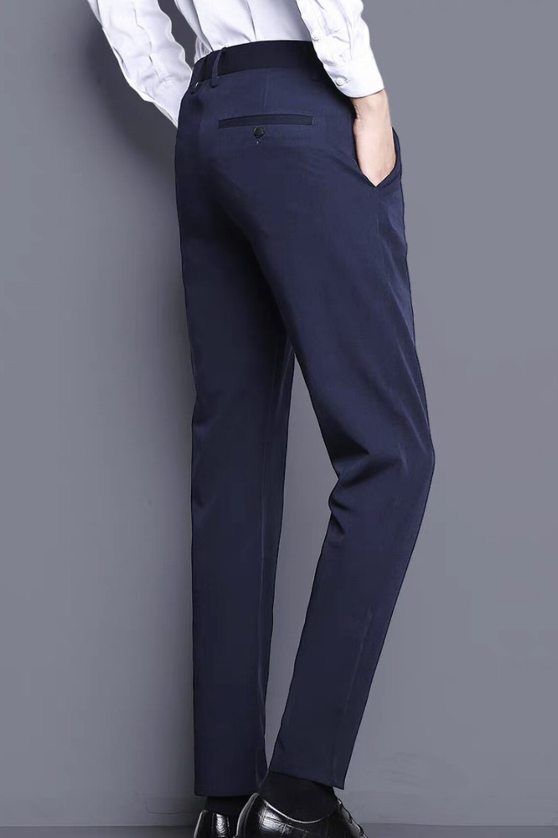 啄木鸟裤子男夏季新款高弹抗皱休闲裤男装免烫长裤高端春秋西裤