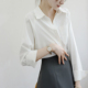 垂感chic上衣经典 TRR 衬衣 白衬衫 女 5星推荐 fashion极简宽松长袖