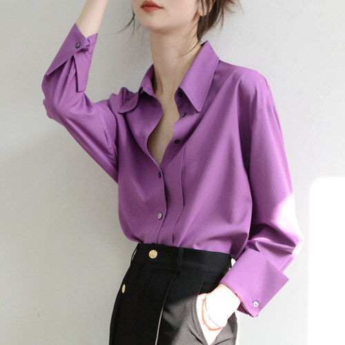 TRR微宽松通勤长袖多一条门襟