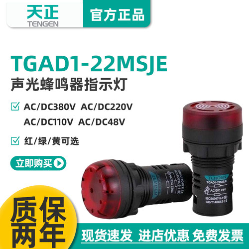天正TGAD1-22MSJE蜂鸣器指示灯