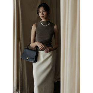 commuse 气质优雅无缝扬子全羊毛60S半高领修身 打底衫 memory夏季