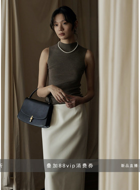 commuse memory夏季 气质优雅无缝扬子全羊毛60S半高领修身打底衫