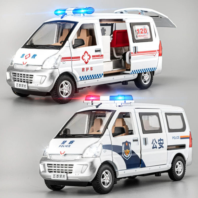 1比24合金车身带灯光音效