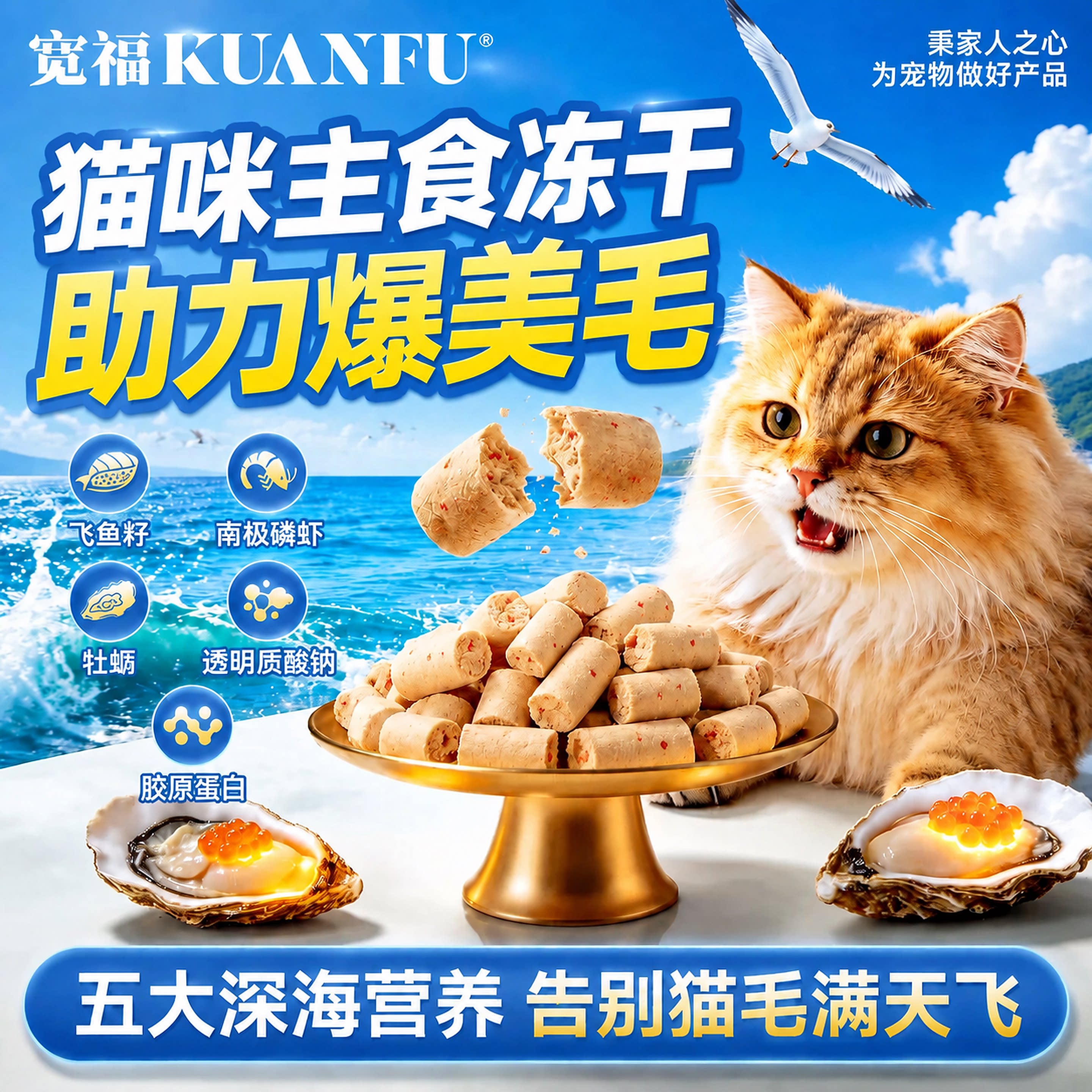 ⭐不怕挑食⭐鱼籽生骨肉主食冻干图片