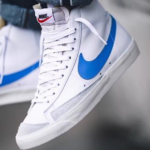 CZ1055 Nike 耐磨运动板鞋 BLAZER开拓者女士高帮经典 111 耐克正品