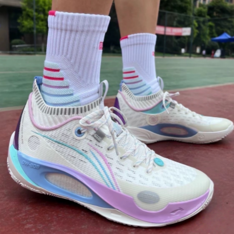 李宁 韦德之道 808 ultra 男子舒适减震实战篮球鞋 ABPS063-4-3