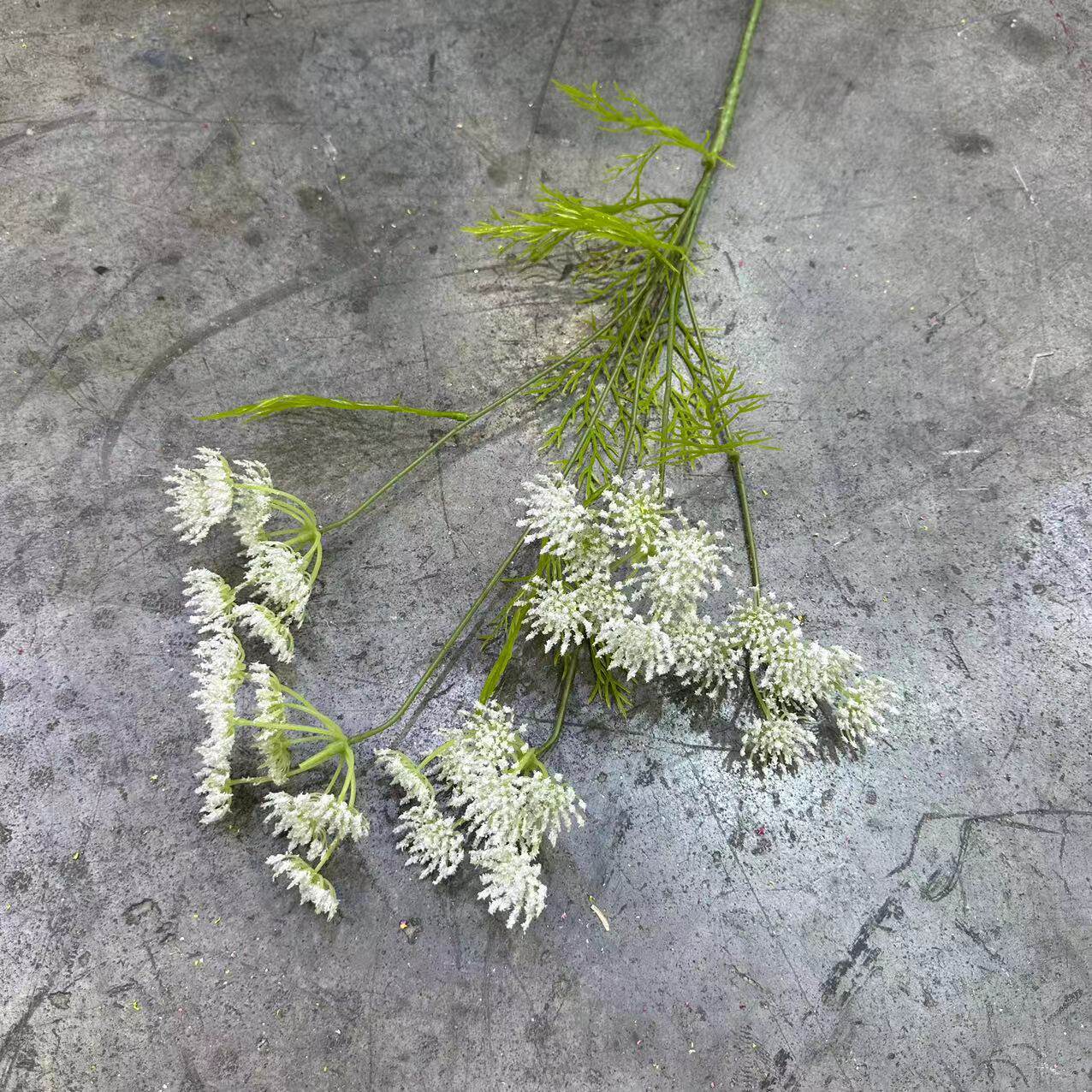 5头蕾丝花泡沫假花家居
