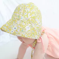 Детская тонкая осенняя хлопковая шапка, милая солнцезащитная шляпа для девочек, в корейском стиле, защита от солнца
