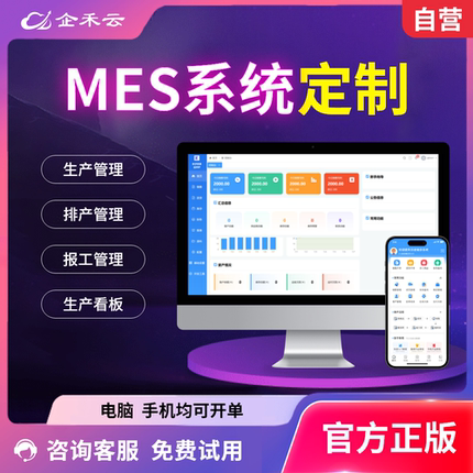 mes生产管理系统开发定制生产线管理生产计划软件可视化自动排产
