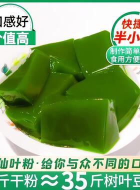 直供免煮绿色健康神仙树叶豆腐粉袋装一包做1斤网红食品摆摊斑鸠