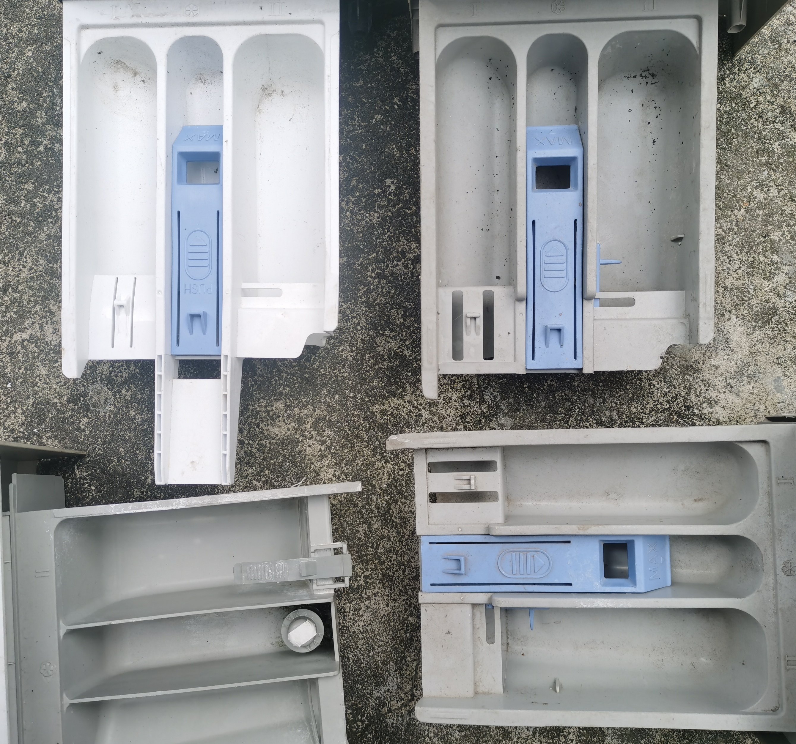 适用美的/小天鹅滚筒洗衣机抽屉 洗衣粉盒 洗衣液盒 塑料盒 槽子