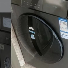 滚筒洗衣机尊享版10kg大容量直驱变频XQG100MJ102S玻璃门