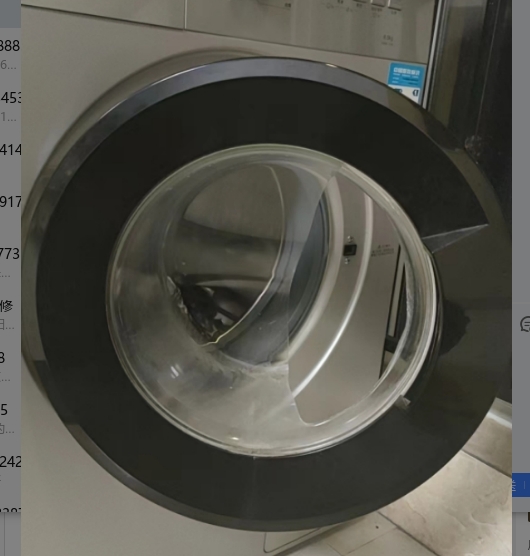 适用威力滚筒洗衣机XQG80-1210P XQG85-1210DP 观察玻璃门