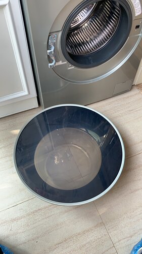 适用海尔滚筒洗衣机XQG100-14HB30GU1JD  12B30SU1JD玻璃门一套