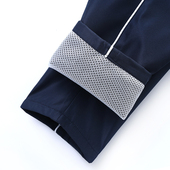 带 白条校服裤 校服裤 单层 网 高中 小学中学 子藏青色 夏季 春秋