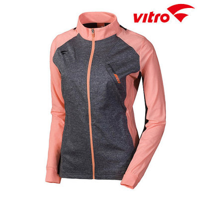 VITRO羽毛球服速干春夏立领外套