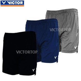韩国Victor/胜利羽毛球服速干快干运动休闲男士黑色短裤现货
