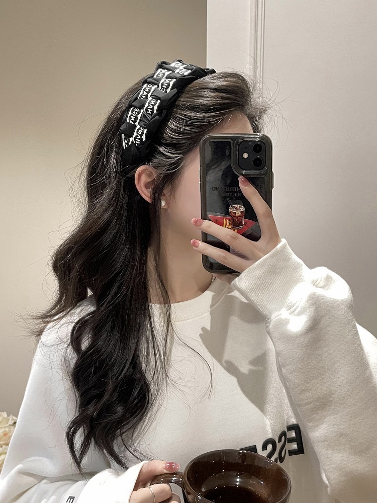 边发箍女小众设计师防滑洗脸头箍