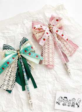 超仙蝴蝶结小兔子流沙笔刀手账开箱美工刀精致开箱神器可替换刀片