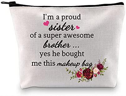 jinup sister birthday gift sister cosmetic makeup bag im a