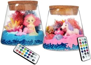 for Unicorn DIY Pack Girls Mermaid Arthink Gifts Terrarium