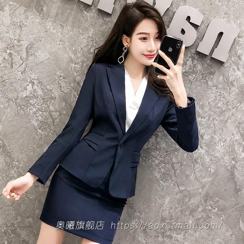 西装外套女春秋韩版英伦风职业套装时尚气质休闲修身女士西服上衣