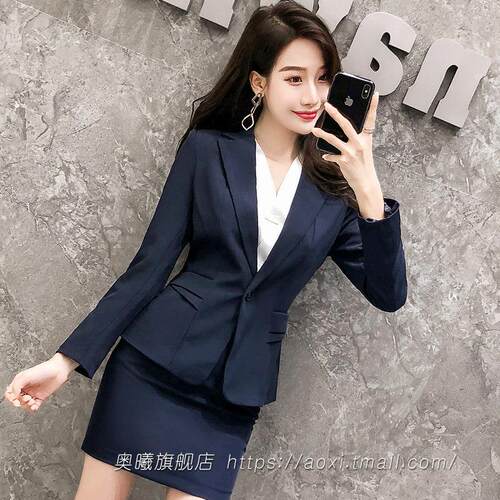 西装外套女春秋韩版英伦风职业套装时尚气质休闲修身女士西服上衣