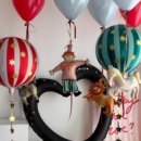 CIRCUS马戏团主题新年节日4D立体生日背景马戏团拍照氛围装 饰气球