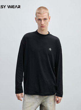 CH丨 柔糯绒感德绒高弹长袖T恤男秋冬新款内搭上衣保暖男士打底衫