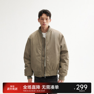 飞行员夹克棉服加厚短款 美式 男士 新款 潮牌棉衣 夹棉外套男秋季