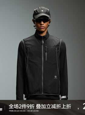 CH户外防晒透气透湿运动马甲男2026新款薄山系轻量化坎肩外穿背心