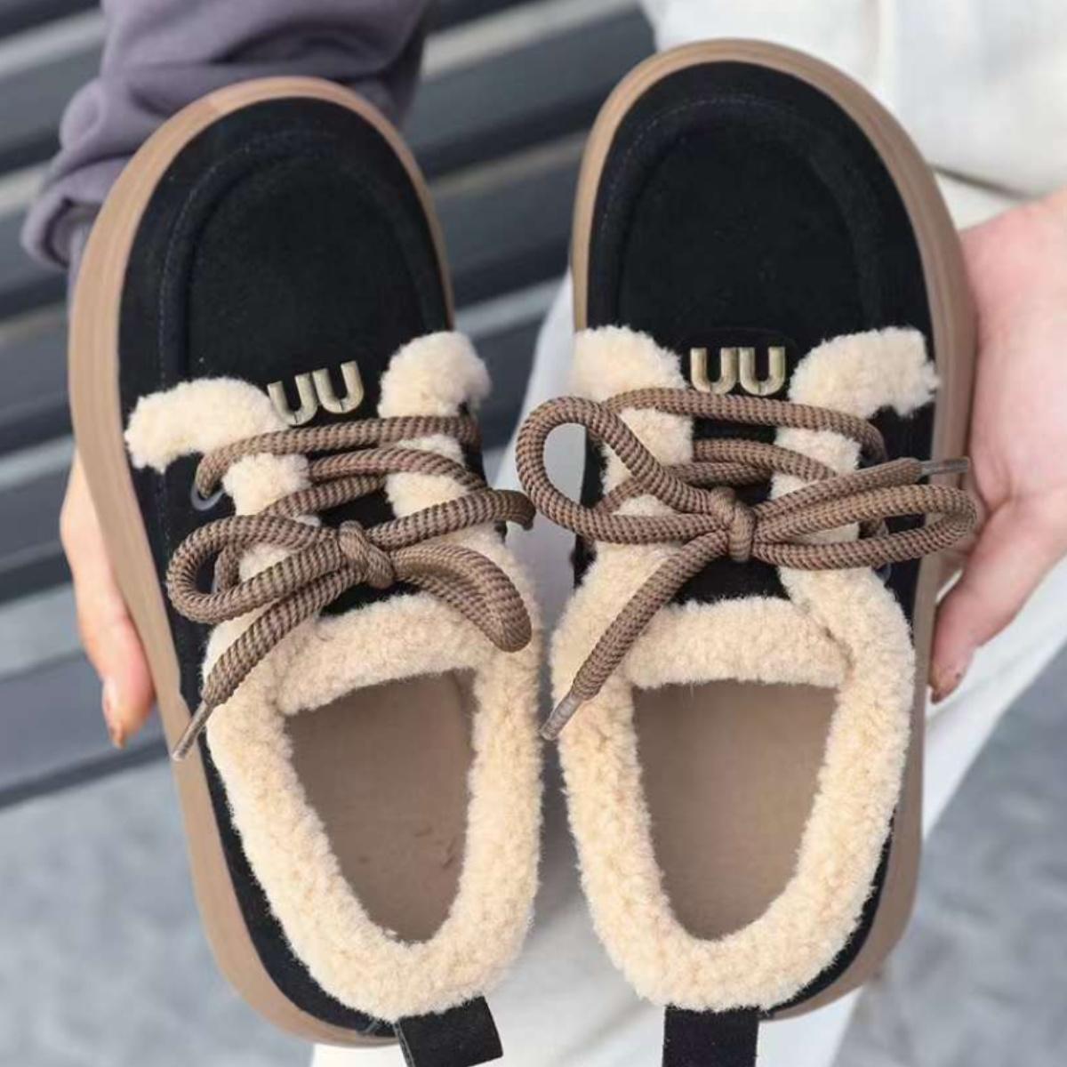 2024秋冬新款加绒保暖棉鞋