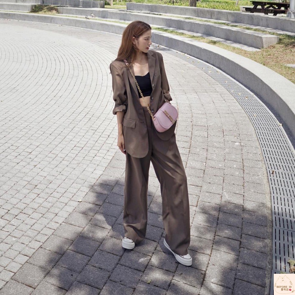 许路儿中等厚度款2022秋西裤长裤