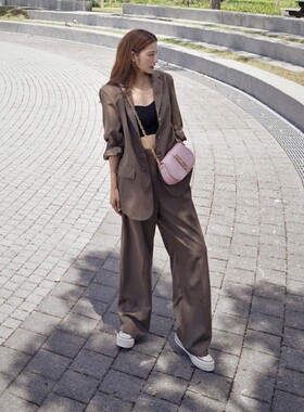 许路儿正品LURE HSU R222031选品:前打折西装裤长裤休闲纯色 秋冬