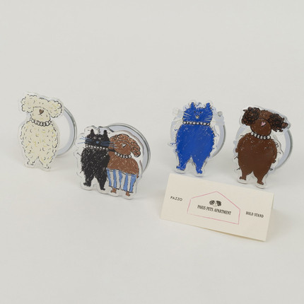 PAZZO正品代购PA4E00011 PARIS PETS APARTMENT宠物磁吸支架手机