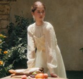 MEIER.Q正品 代购 MQ1C00037仙女清透雪紡外罩洋裝微透浪漫连衣裙