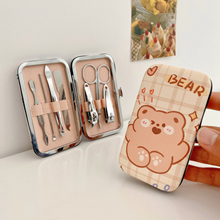 新品Nail scissor set womens homeD cute nail clippers earpic