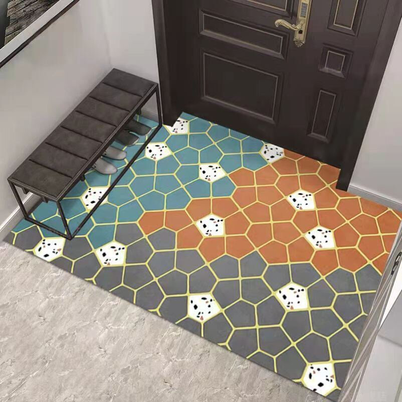 极速Door mat floor mat doorway dBoor mat stain-resistant ent