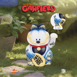 【现货】正品愚者乐园加菲猫招财盲盒潮玩手办玩具创意礼物摆件