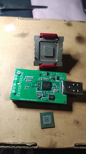 ufs153测试架，主控SM3350支持芯片测试格式化，铝合金探针老化座