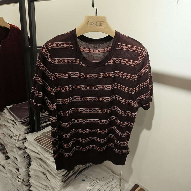 69089正品100%天丝针织短袖t恤衫