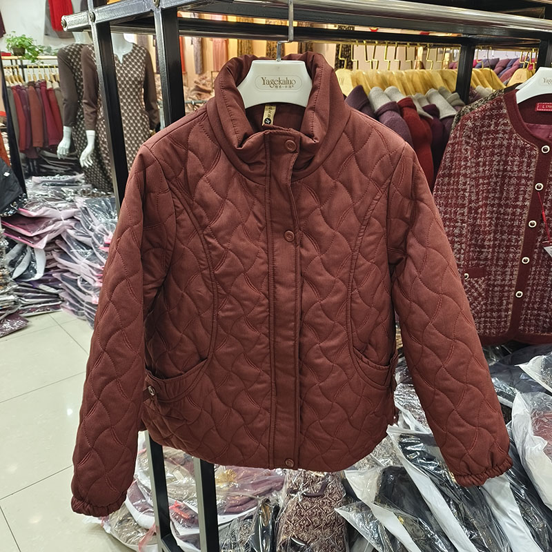 馨克丽588中老年妈妈宽松棉服2025秋冬棉衣外套女奶奶棉袄福太太