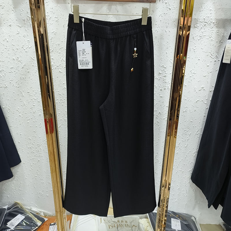 正品霓维斯26189直筒裤高密度