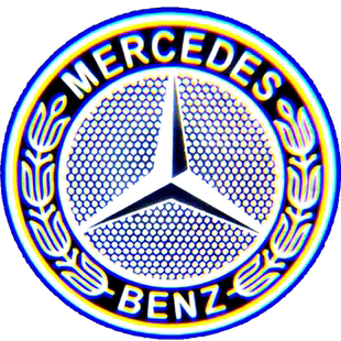 适用于奔驰GLA级迎宾灯gla200车门专用投影灯EQA260EQB改装镭射灯