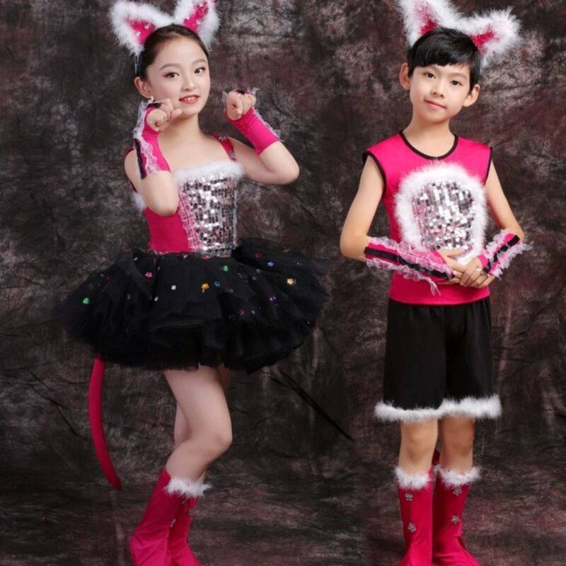 开门红幼儿园表演服中国风民族