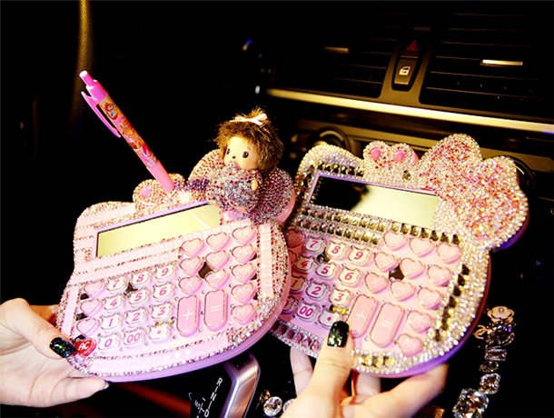 卡通凯蒂猫计算机可爱镶钻韩国水晶有声计算器可爱语音大号韩版|msdalam kategori Kamus elektronik/buku kertas elektronik/alat tulis, Kalkulator - dari Buy2taobao.com untuk memberikan perkhidmatan ejen Taobao profesional membeli