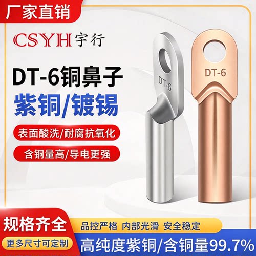 镀锡国标本色DT铜鼻子csyh