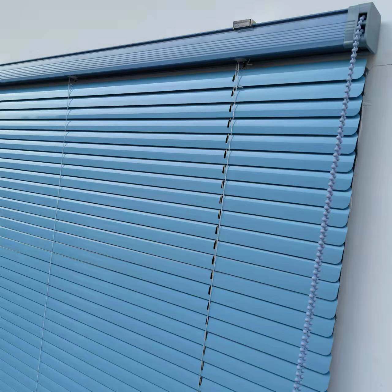 铝合金百叶窗窗帘免打孔卫生间厨房浴室防水家用遮光升百叶卷帘