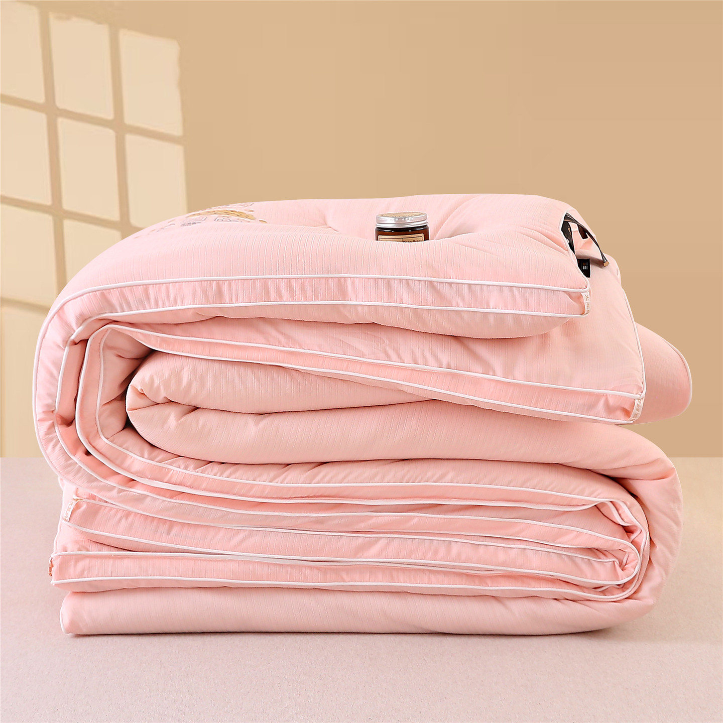 冬季被子冬被加厚10斤保暖春秋冬天2025新款宿舍6斤8大豆纤维被芯